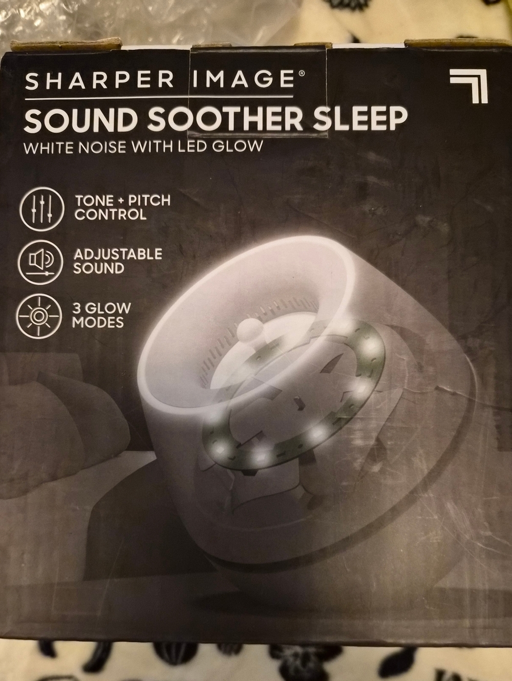 Sharper Image White LED Sound Soother Sleep Machine